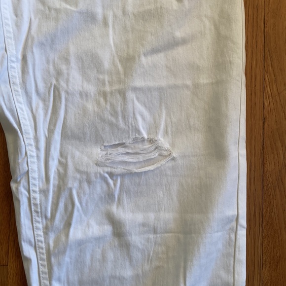 Aerie size L white distressed chinos - Picture 3 of 6